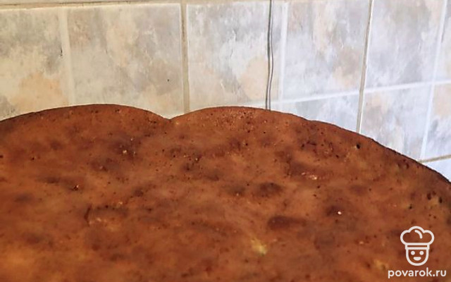 Домашний бисквит с яблоком — Рецепт с фото