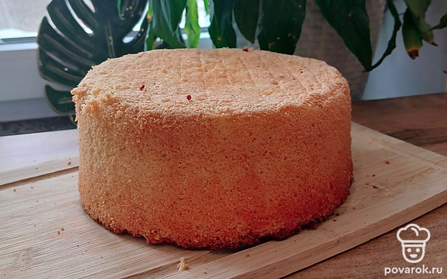 Классический бисквит на 2 килограмма — Рецепт с фото