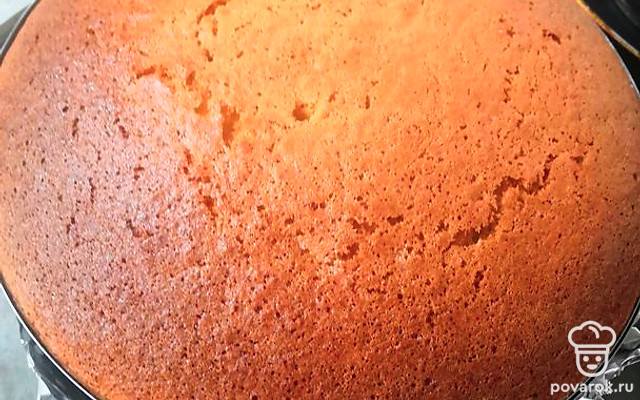 Ванильный бисквит — Рецепт с фото