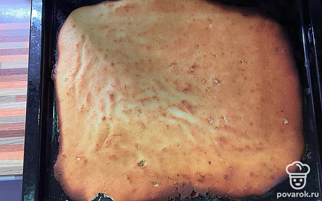 Вкусный бисквит на молоке — Рецепт с фото