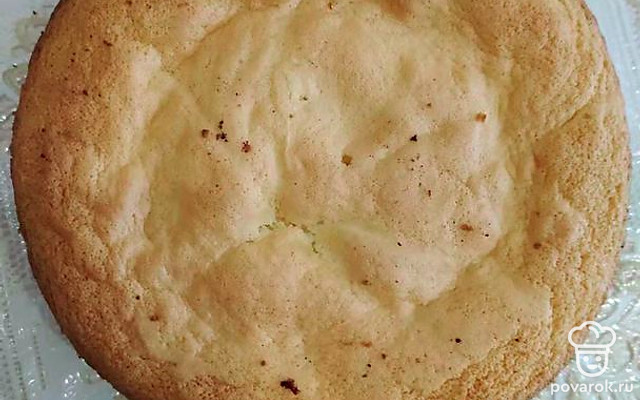 Бисквит для тортов и десертов — Рецепт с фото