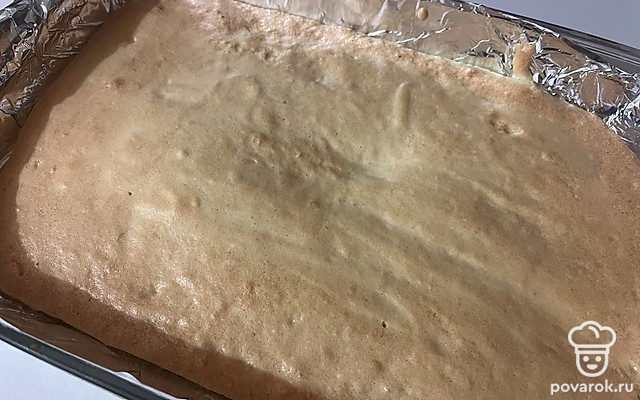 Пышный бисквит, который подойдет для приготовления любого торта — Рецепт с фото