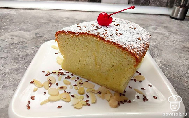 Воздушный японский бисквит — Рецепт с фото