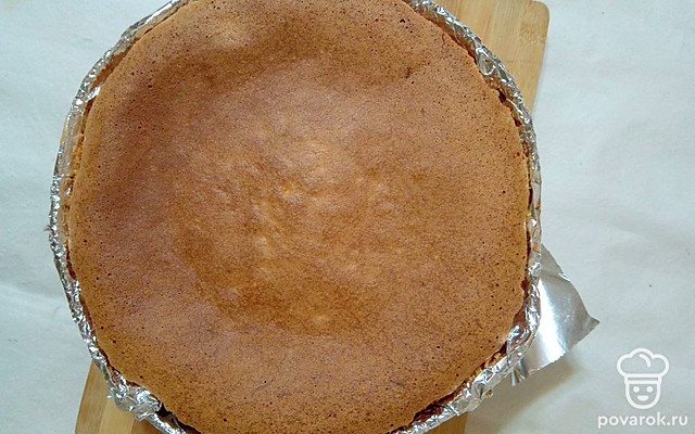 Пышный бисквит с кокосовой стружкой по-домашнему — Рецепт с фото