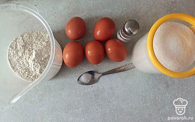 Подготовим все ингредиенты.