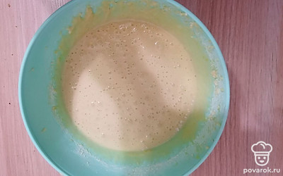 Снова взбить до консистенции сметаны.