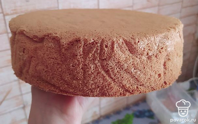 Пышный и воздушный бисквит — Рецепт с фото
