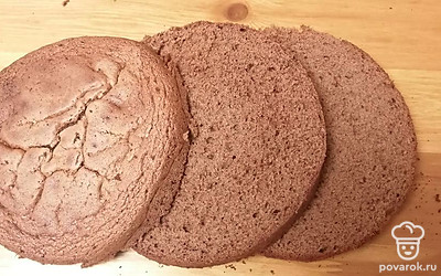 Бисквит готов. Можно использовать для приготовления кондитерского изделия. 