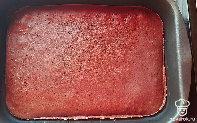 Шоколадный бисквит на воде — Рецепт с фото