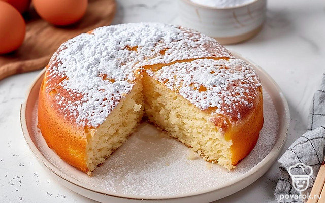 Безглютеновый рисовый бисквит — Рецепт с фото