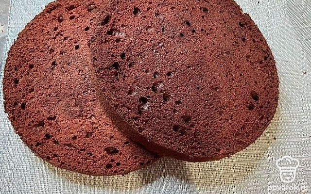 Ароматный шоколадный бисквит — Рецепт с фото