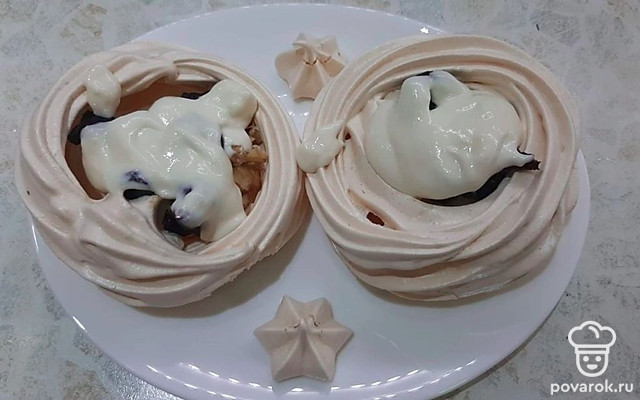 Пирожное «Гнездышко ласточки» — Рецепт с фото