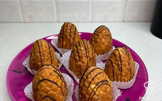 Пирожное «Муравейник» из крекеров — Рецепт с фото