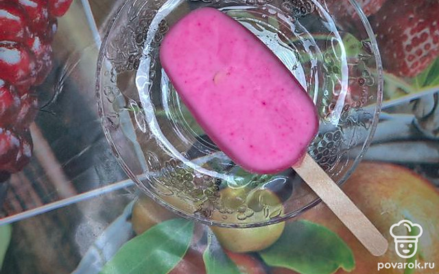 Розовое мороженое — Рецепт с фото