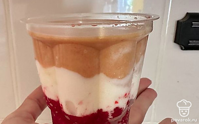 Ставим в морозилку на 6 часов.