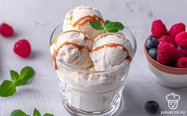 Простое мороженое из сливок — Рецепт с фото