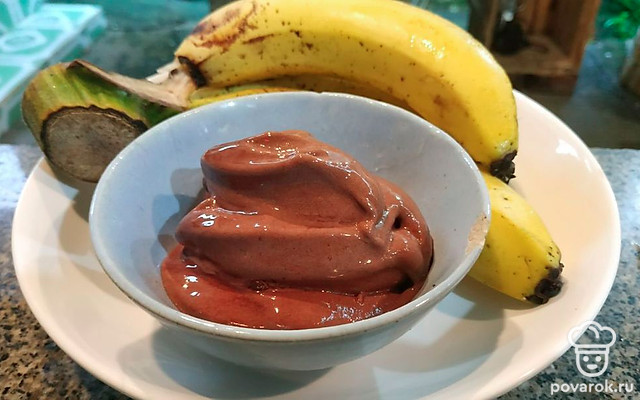 Банановое мороженое — Рецепт с фото