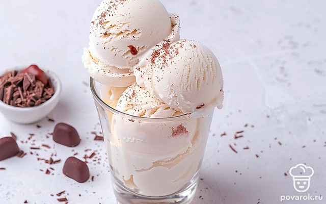 Легкий рецепт мороженого из сгущенки — Рецепт с фото