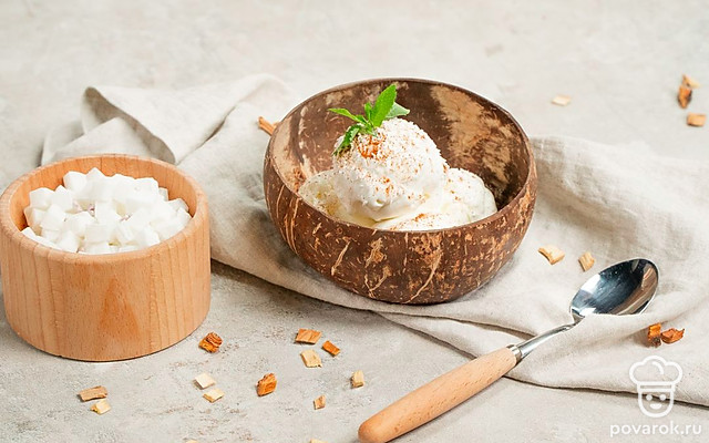 Пломбир со взбитыми сливками — Рецепт с фото