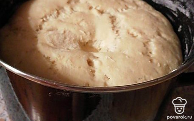 Перемешайте и оставьте тесто "отдохнуть" на час.