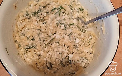 Все перемешайте до однородной массы.