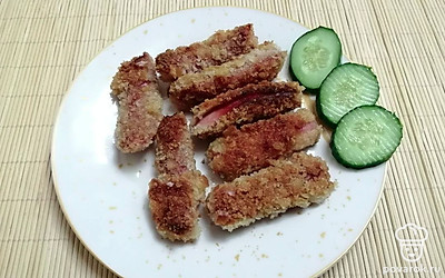 Подавайте на общем блюде со свежими огурцами. Приятного аппетита.