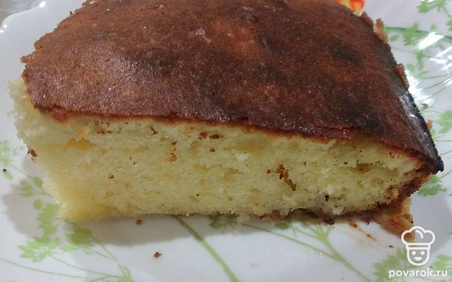 Отличный пирог с бананами на сметане — Рецепт с фото