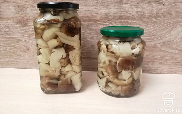 Маринованные тополевые рядовки — Рецепт с фото