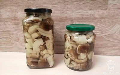 Маринованные рядовки подавайте через 48 часов. Приятного аппетита!