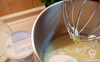 Приправьте ванилином. 