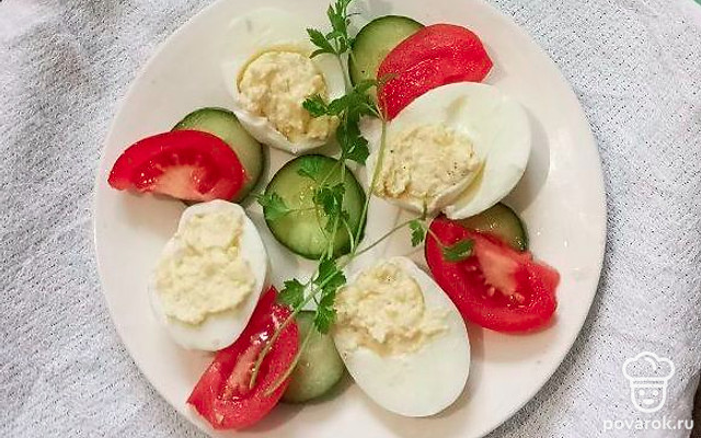 Закуска «Яичная фантазия» — Рецепт с фото