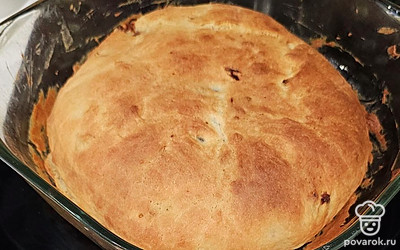 Уберите в духовку на 50 минут при 180 градусах.