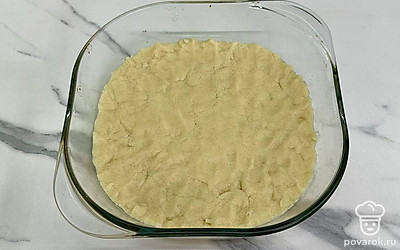 2/3 готового теста выложить в форму.