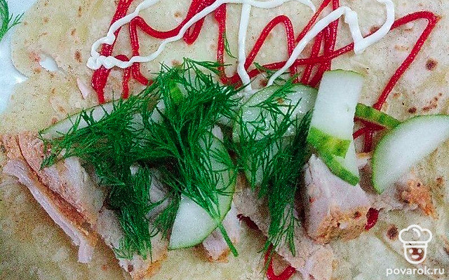 Карбонад в лаваше — Рецепт с фото