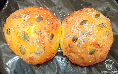 Выпекайте 15 минут при температуре 180 градусов.