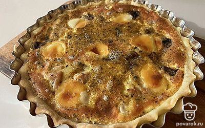 Подавайте блюдо к столу слегка остывшим. 