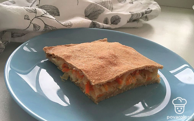 Пирог с капустой — Рецепт с фото