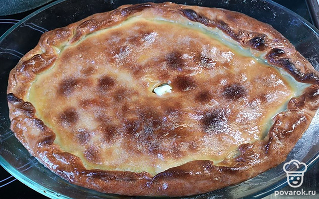 Пирожк с мясом и картошкой — Рецепт с фото