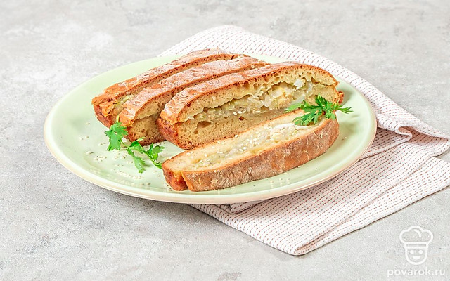 Быстрый капустный пирог на молоке — Рецепт с фото