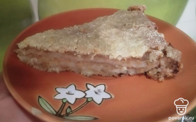 Пирог «Три стакана» с яблоками — Рецепт с фото