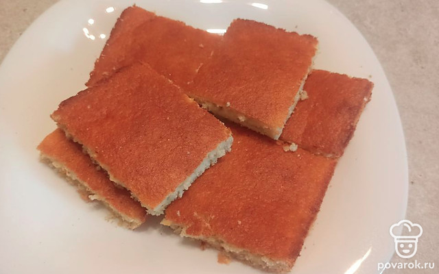 Пирог на сливках — Рецепт с фото