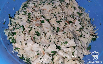 Тщательно перемешать все ингредиенты. 