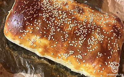 Пирог можно подавать как горячим, так и холодным. И так и так, очень вкусно. Приятного аппетита!