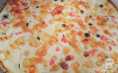 Выпекаем при 180 градусах 20 минут до золотистого цвета. 