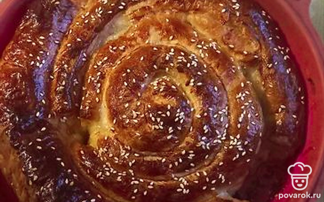 Пирог «Улитка» — Рецепт с фото