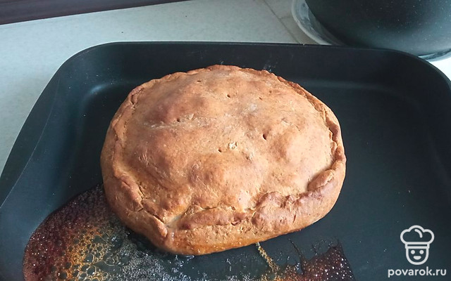 Пирог простой с яблоком — Рецепт с фото