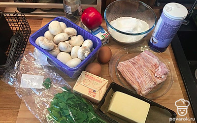 Подготовьте продукты.