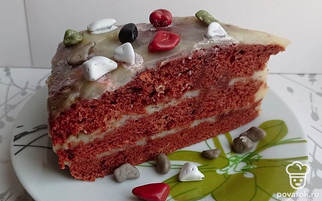 Американский пирог со сливочным кремом в духовке — Рецепт с фото