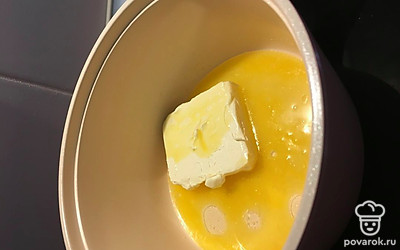 Растопить масло.