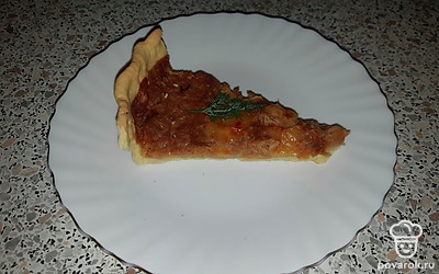 Подавать порционно, украсив зеленью.